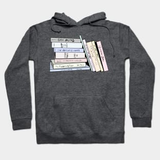 Pale book stack Hoodie